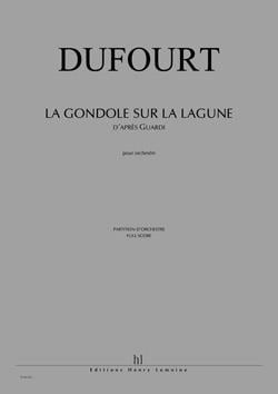 La Gondole sur la lagune d'après Guardi